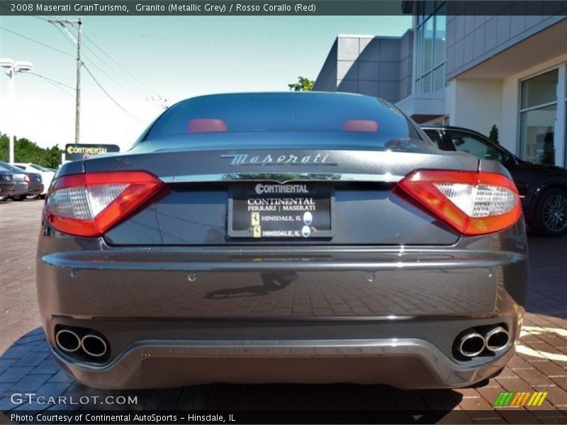 Granito (Metallic Grey) / Rosso Corallo (Red) 2008 Maserati GranTurismo