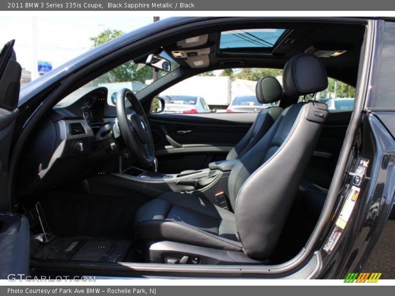  2011 3 Series 335is Coupe Black Interior