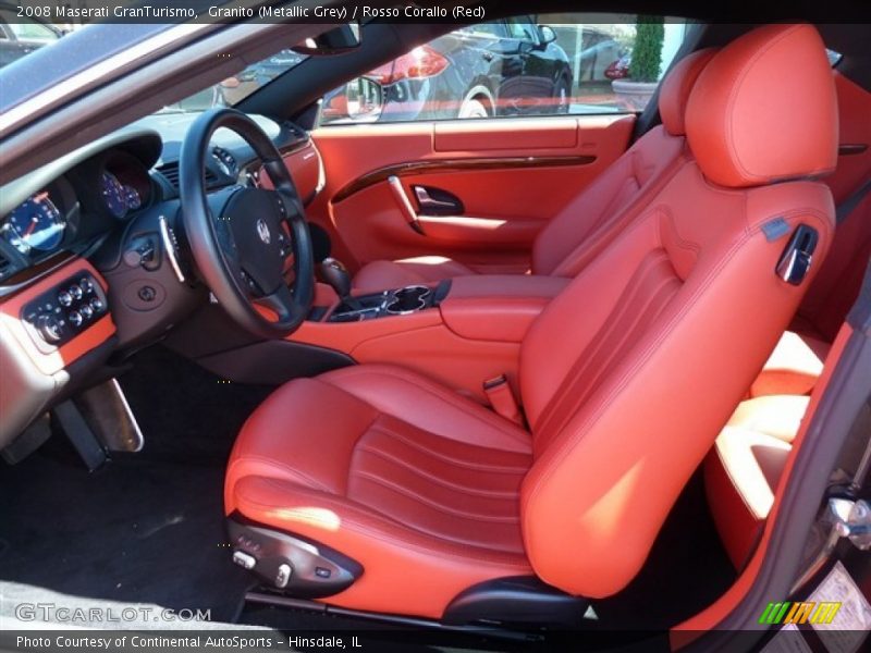  2008 GranTurismo  Rosso Corallo (Red) Interior