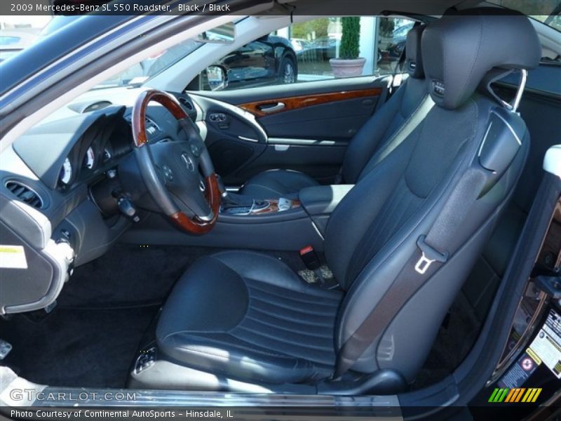  2009 SL 550 Roadster Black Interior