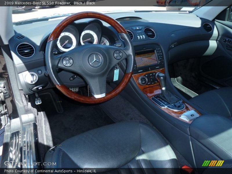 Dashboard of 2009 SL 550 Roadster