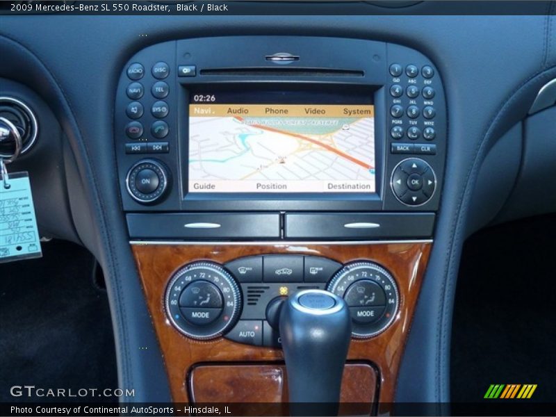 Navigation of 2009 SL 550 Roadster