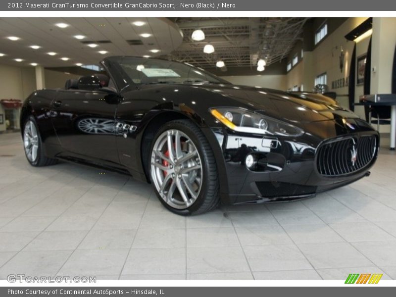 Nero (Black) / Nero 2012 Maserati GranTurismo Convertible GranCabrio Sport