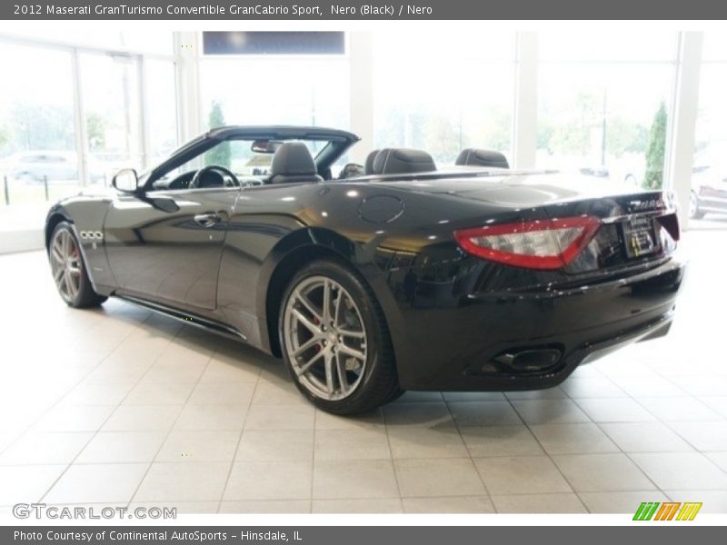 Nero (Black) / Nero 2012 Maserati GranTurismo Convertible GranCabrio Sport