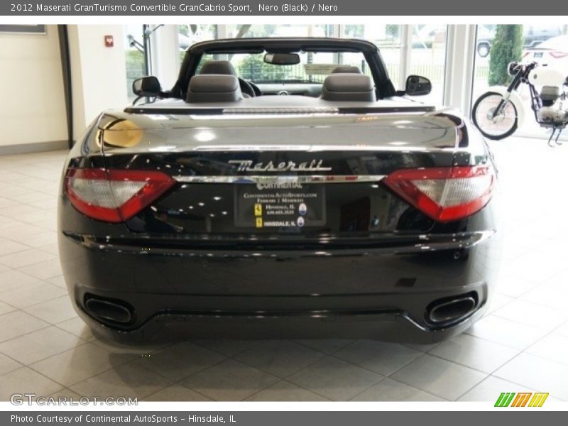 Nero (Black) / Nero 2012 Maserati GranTurismo Convertible GranCabrio Sport