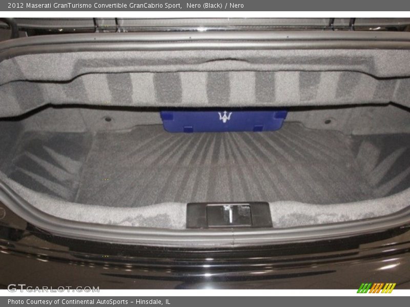  2012 GranTurismo Convertible GranCabrio Sport Trunk