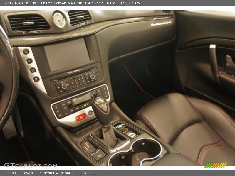  2012 GranTurismo Convertible GranCabrio Sport Nero Interior