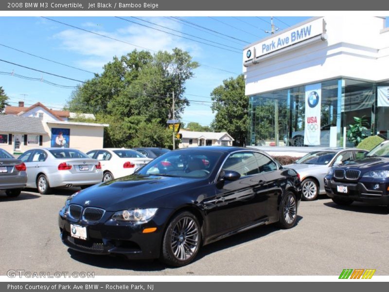 Jet Black / Bamboo Beige 2008 BMW M3 Convertible