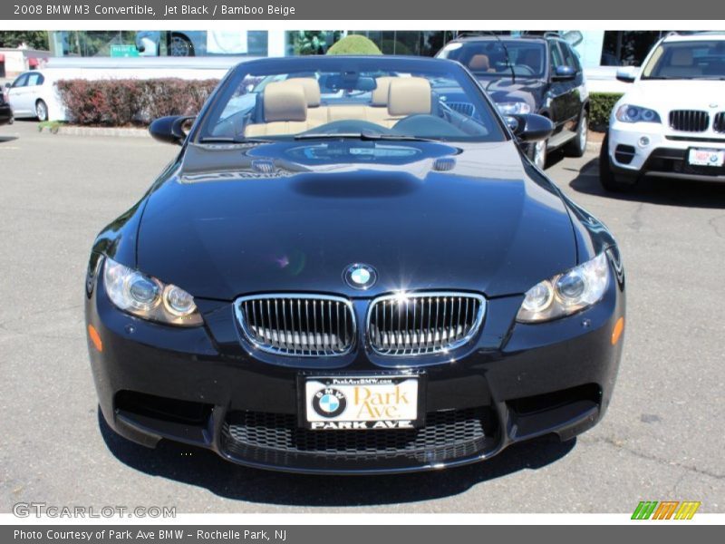 Jet Black / Bamboo Beige 2008 BMW M3 Convertible