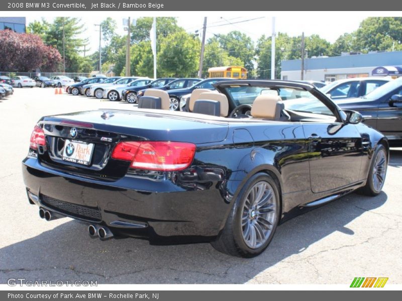 Jet Black / Bamboo Beige 2008 BMW M3 Convertible