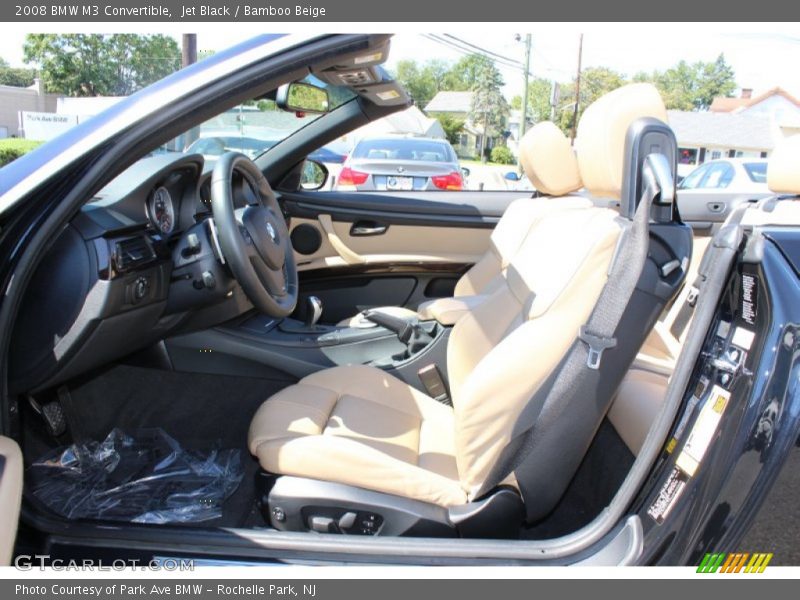 Jet Black / Bamboo Beige 2008 BMW M3 Convertible