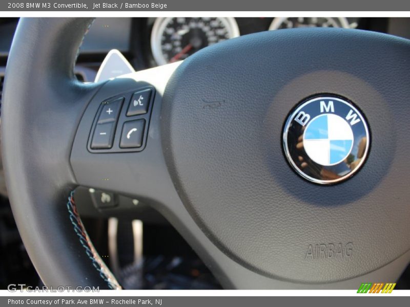 Jet Black / Bamboo Beige 2008 BMW M3 Convertible