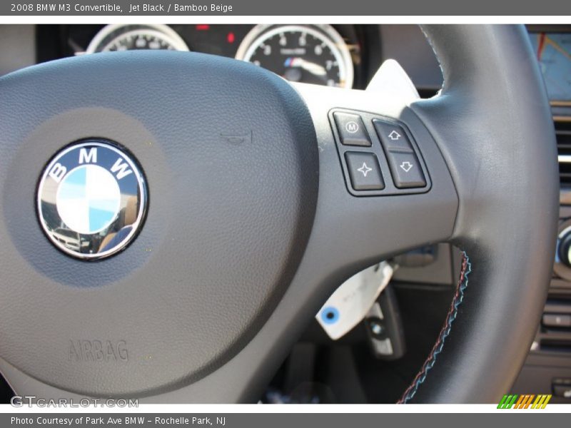 Jet Black / Bamboo Beige 2008 BMW M3 Convertible