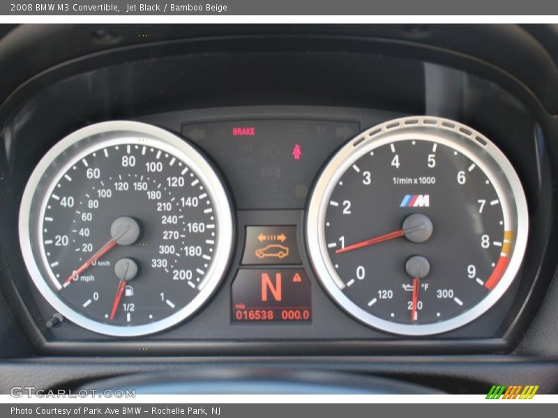  2008 M3 Convertible Convertible Gauges
