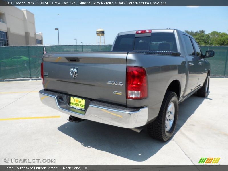 Mineral Gray Metallic / Dark Slate/Medium Graystone 2010 Dodge Ram 1500 SLT Crew Cab 4x4