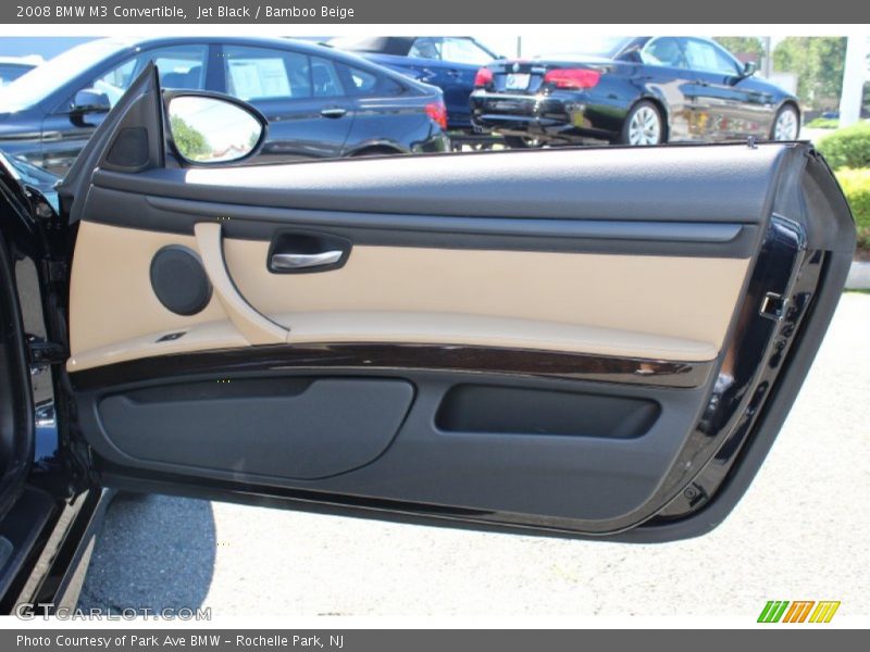 Jet Black / Bamboo Beige 2008 BMW M3 Convertible