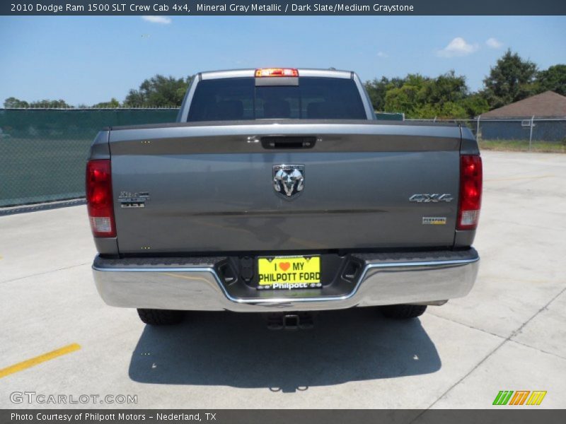 Mineral Gray Metallic / Dark Slate/Medium Graystone 2010 Dodge Ram 1500 SLT Crew Cab 4x4