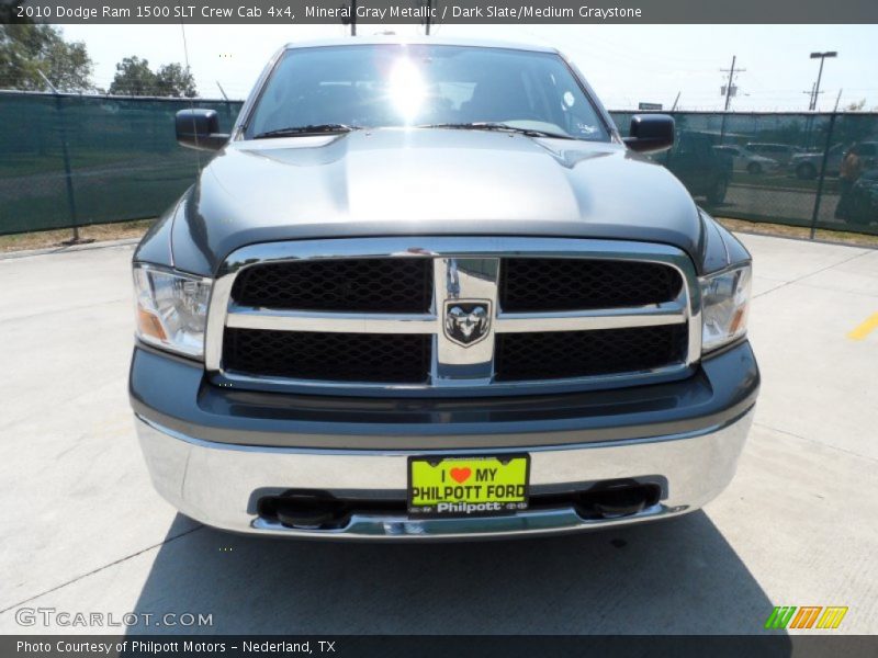 Mineral Gray Metallic / Dark Slate/Medium Graystone 2010 Dodge Ram 1500 SLT Crew Cab 4x4