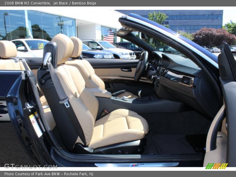 Jet Black / Bamboo Beige 2008 BMW M3 Convertible