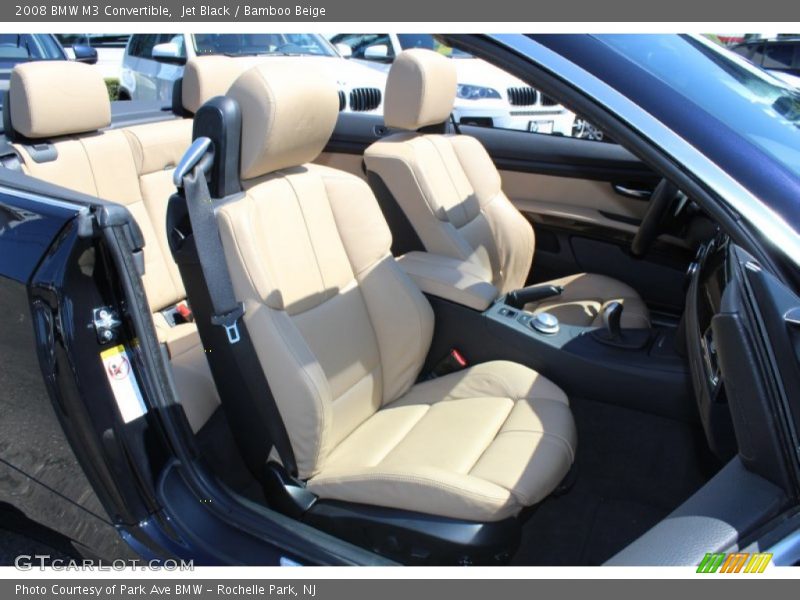 Jet Black / Bamboo Beige 2008 BMW M3 Convertible
