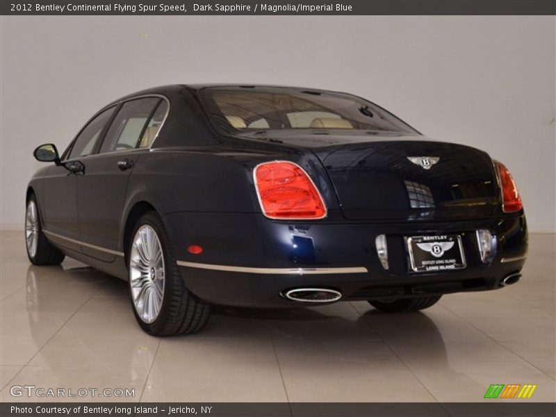 Dark Sapphire / Magnolia/Imperial Blue 2012 Bentley Continental Flying Spur Speed