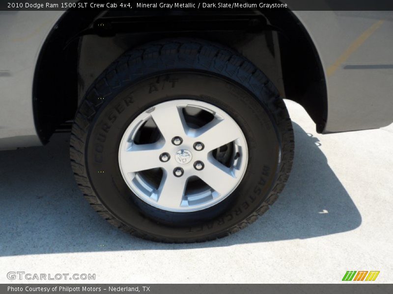 Mineral Gray Metallic / Dark Slate/Medium Graystone 2010 Dodge Ram 1500 SLT Crew Cab 4x4