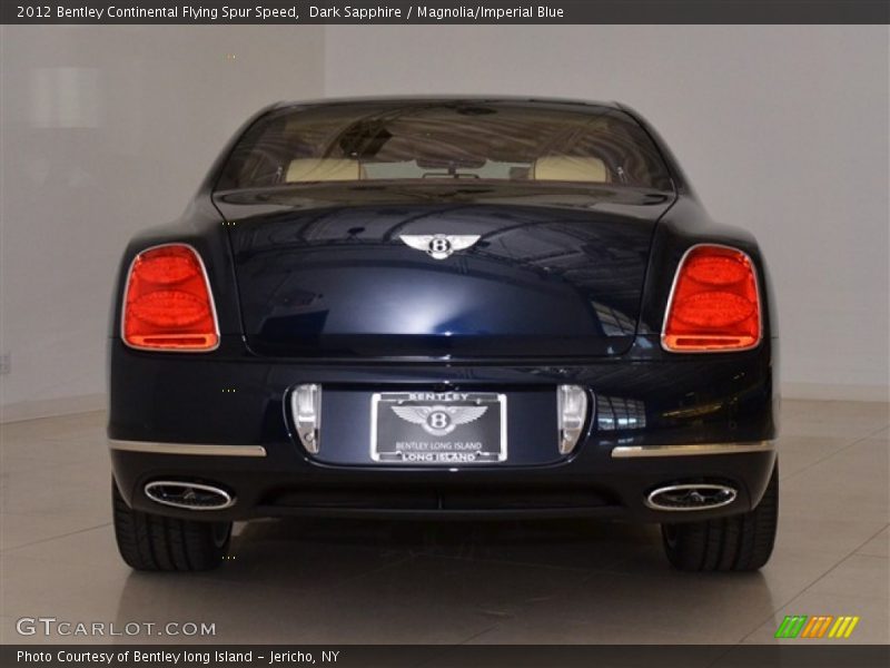 Dark Sapphire / Magnolia/Imperial Blue 2012 Bentley Continental Flying Spur Speed