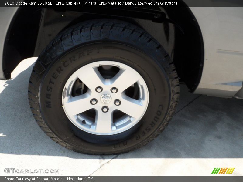 Mineral Gray Metallic / Dark Slate/Medium Graystone 2010 Dodge Ram 1500 SLT Crew Cab 4x4