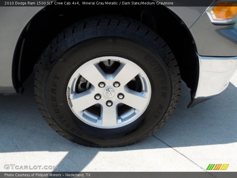 Mineral Gray Metallic / Dark Slate/Medium Graystone 2010 Dodge Ram 1500 SLT Crew Cab 4x4