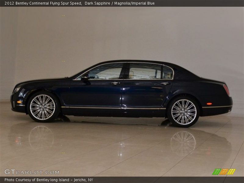 Dark Sapphire / Magnolia/Imperial Blue 2012 Bentley Continental Flying Spur Speed