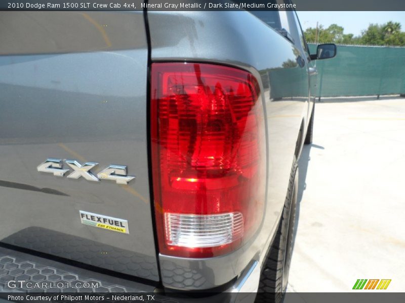 Mineral Gray Metallic / Dark Slate/Medium Graystone 2010 Dodge Ram 1500 SLT Crew Cab 4x4