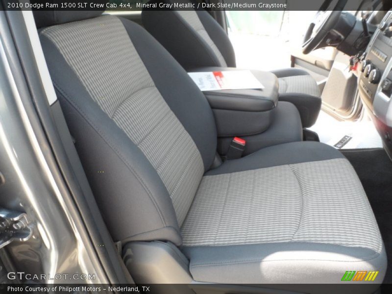 Mineral Gray Metallic / Dark Slate/Medium Graystone 2010 Dodge Ram 1500 SLT Crew Cab 4x4