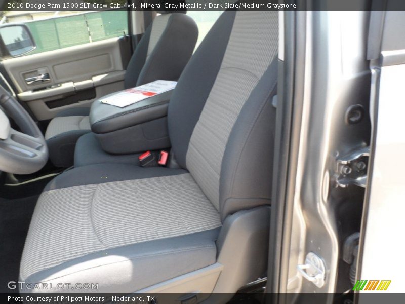 Mineral Gray Metallic / Dark Slate/Medium Graystone 2010 Dodge Ram 1500 SLT Crew Cab 4x4