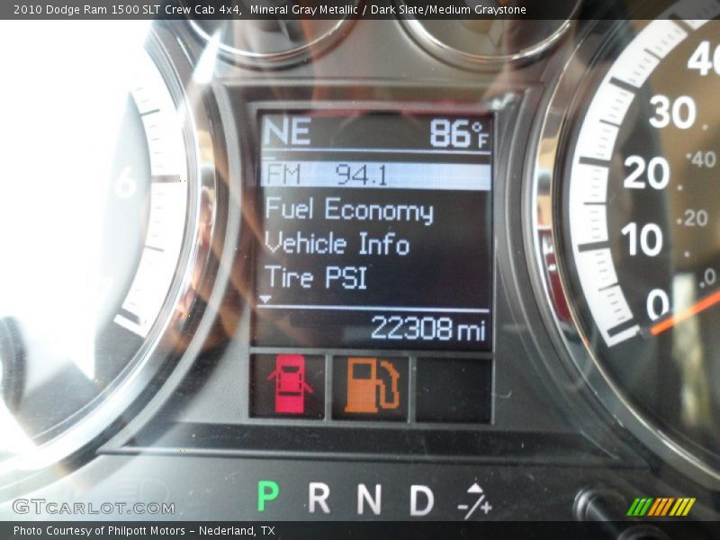 Mineral Gray Metallic / Dark Slate/Medium Graystone 2010 Dodge Ram 1500 SLT Crew Cab 4x4