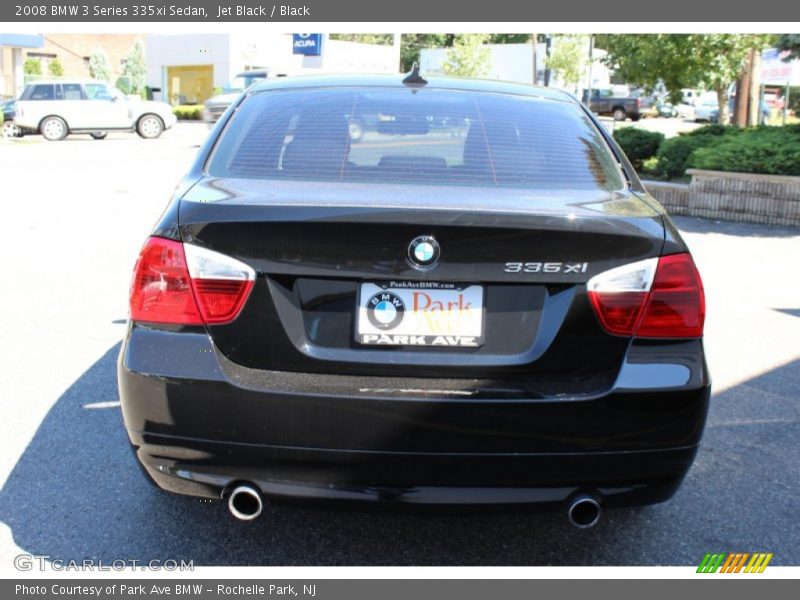 Jet Black / Black 2008 BMW 3 Series 335xi Sedan