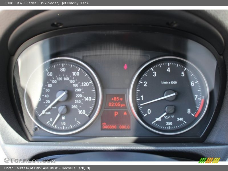 Jet Black / Black 2008 BMW 3 Series 335xi Sedan