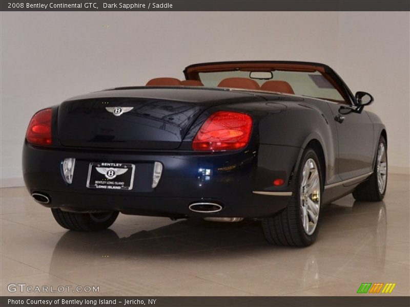 Dark Sapphire / Saddle 2008 Bentley Continental GTC