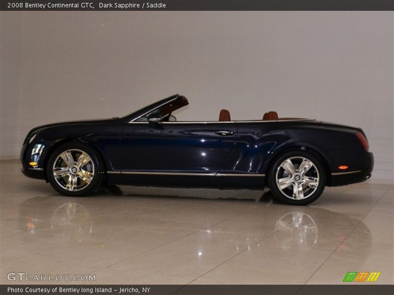 Dark Sapphire / Saddle 2008 Bentley Continental GTC