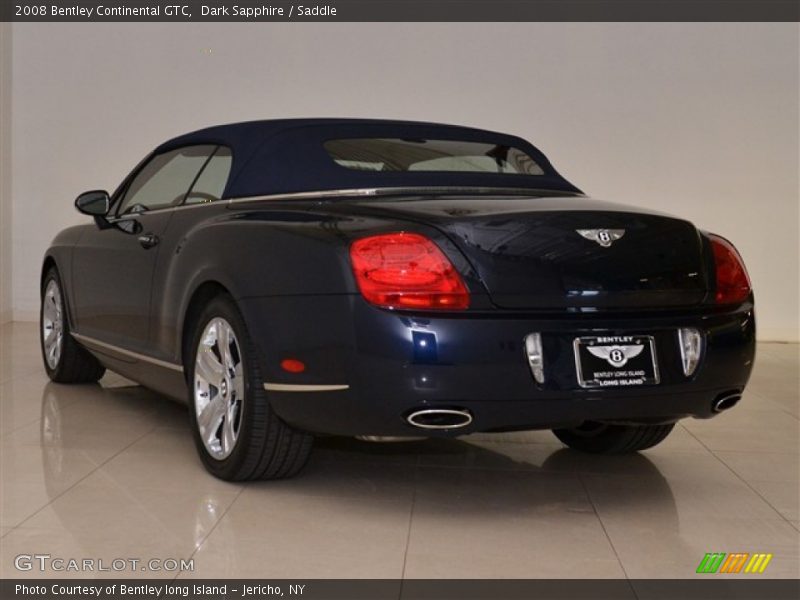 Dark Sapphire / Saddle 2008 Bentley Continental GTC