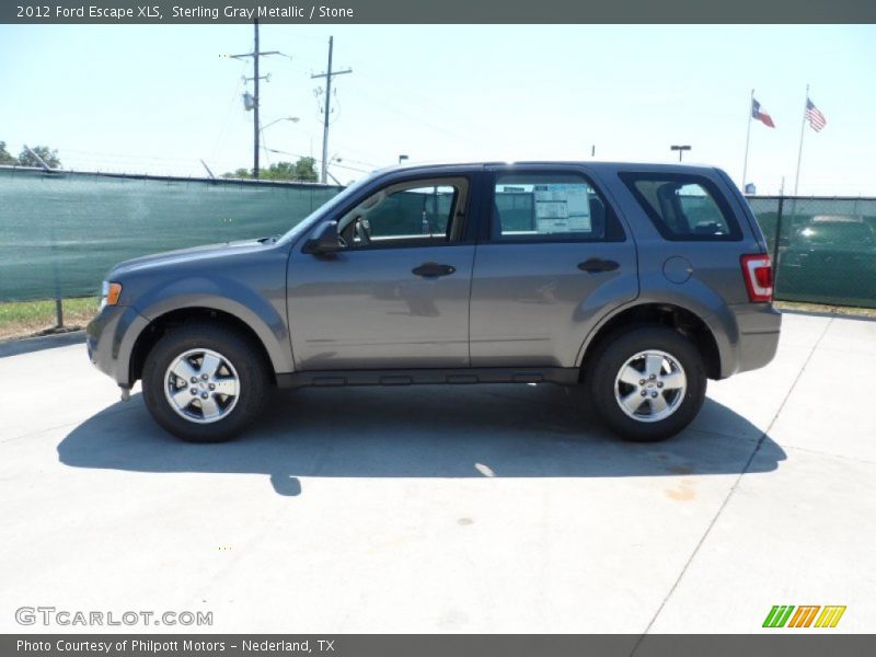 Sterling Gray Metallic / Stone 2012 Ford Escape XLS