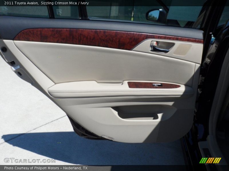 Sizzling Crimson Mica / Ivory 2011 Toyota Avalon