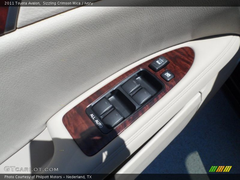 Sizzling Crimson Mica / Ivory 2011 Toyota Avalon