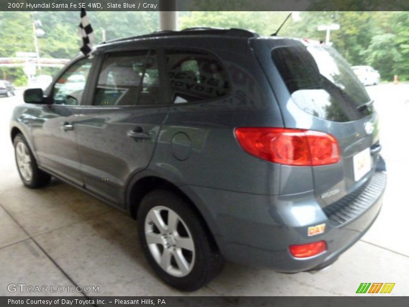 Slate Blue / Gray 2007 Hyundai Santa Fe SE 4WD