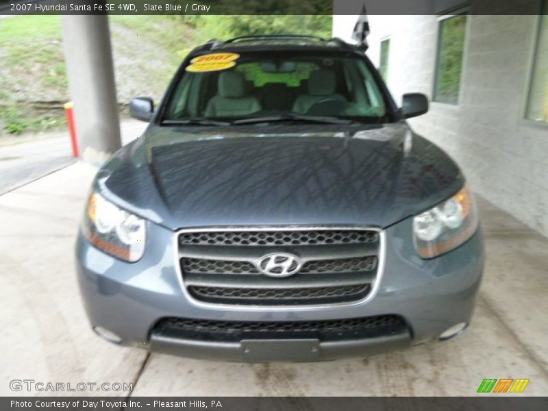 Slate Blue / Gray 2007 Hyundai Santa Fe SE 4WD