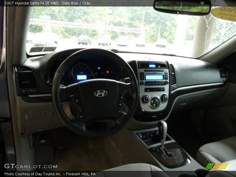 Slate Blue / Gray 2007 Hyundai Santa Fe SE 4WD