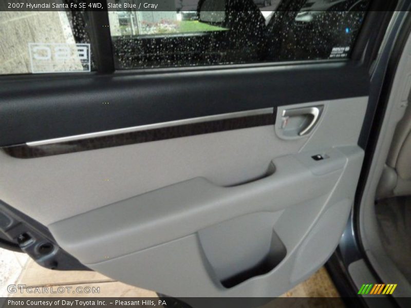 Slate Blue / Gray 2007 Hyundai Santa Fe SE 4WD