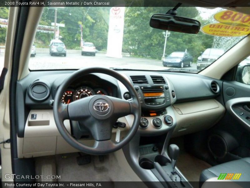 Savannah Metallic / Dark Charcoal 2008 Toyota RAV4 I4