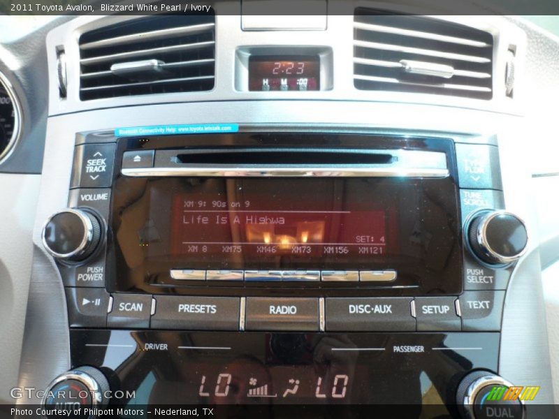 Blizzard White Pearl / Ivory 2011 Toyota Avalon