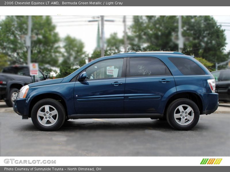 Bermuda Green Metallic / Light Gray 2006 Chevrolet Equinox LT AWD