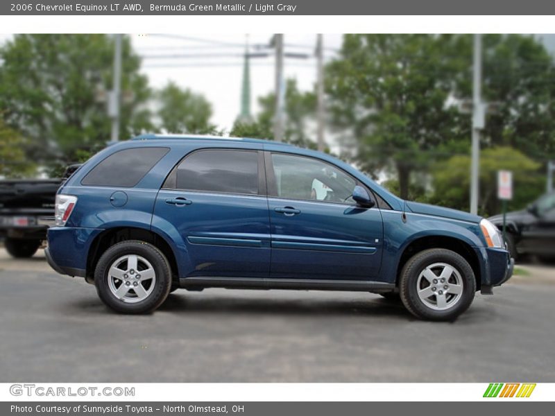 Bermuda Green Metallic / Light Gray 2006 Chevrolet Equinox LT AWD